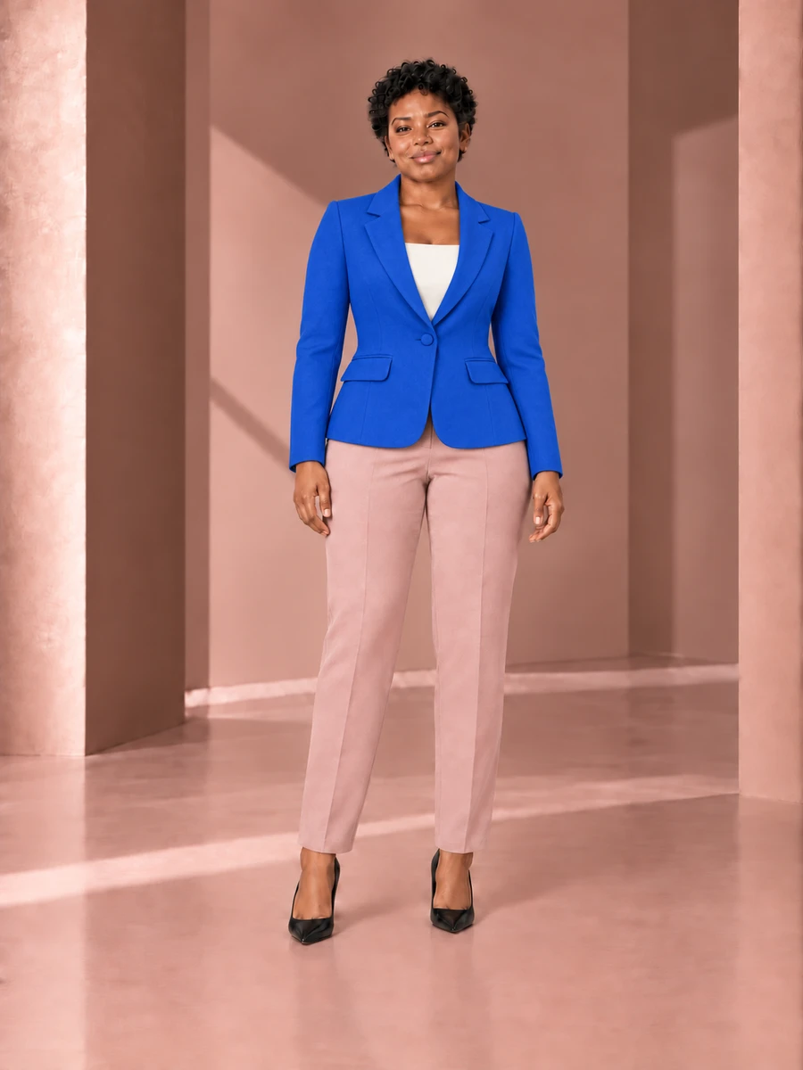 Blazer Siena · Azul cobalto