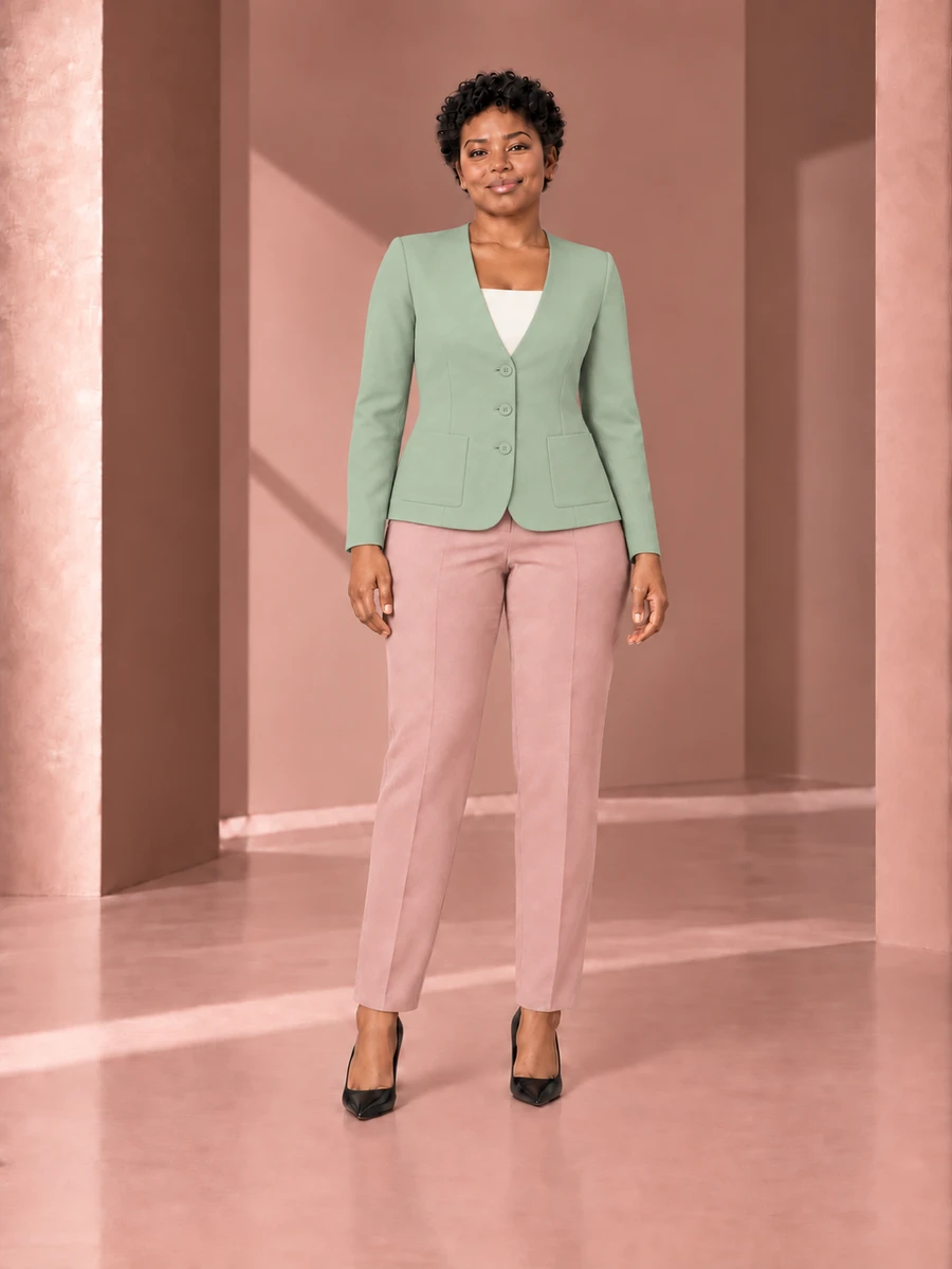 Chaqueta Módena · Verde salvia