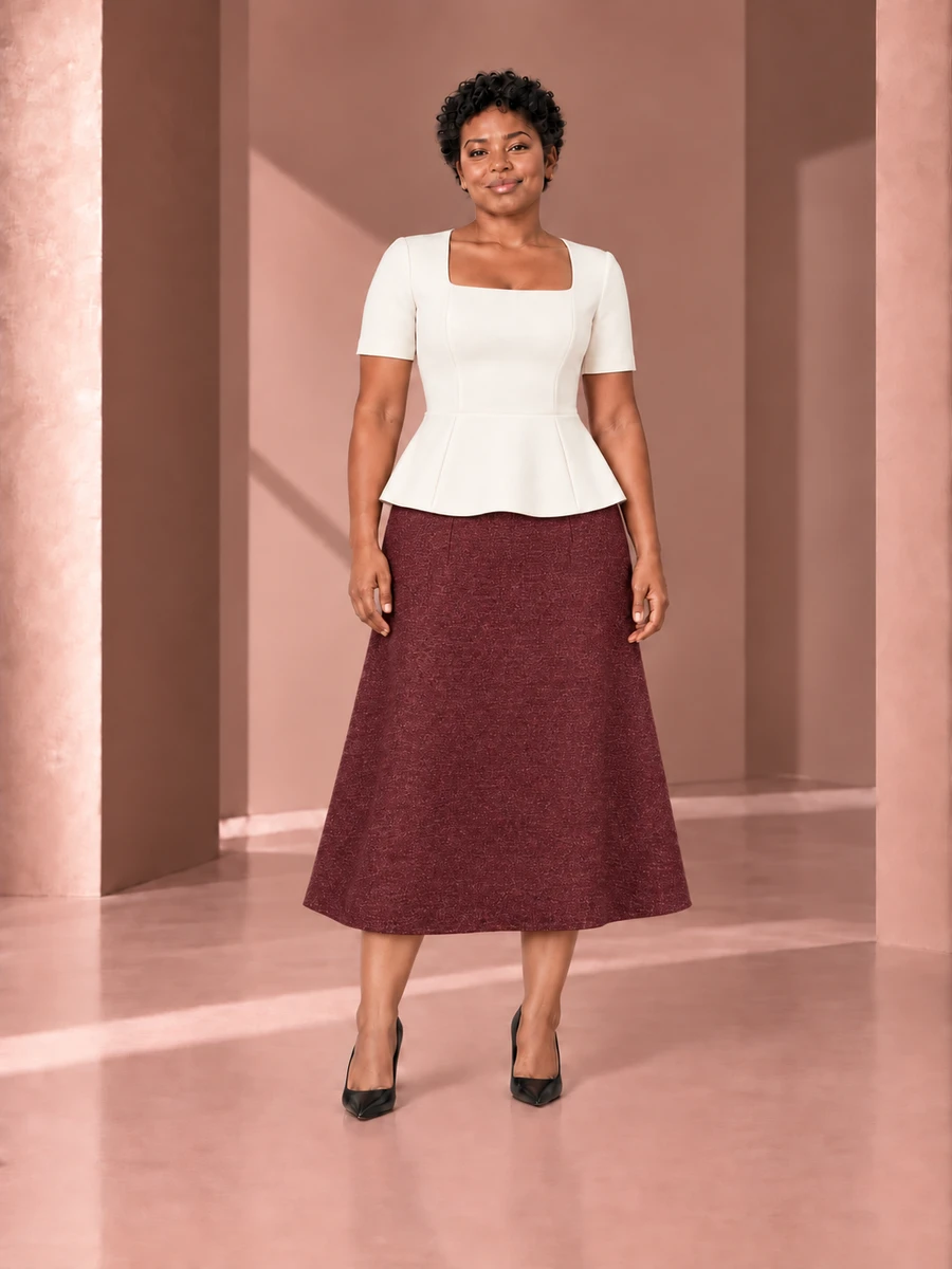 Falda Lucca · Borgoña