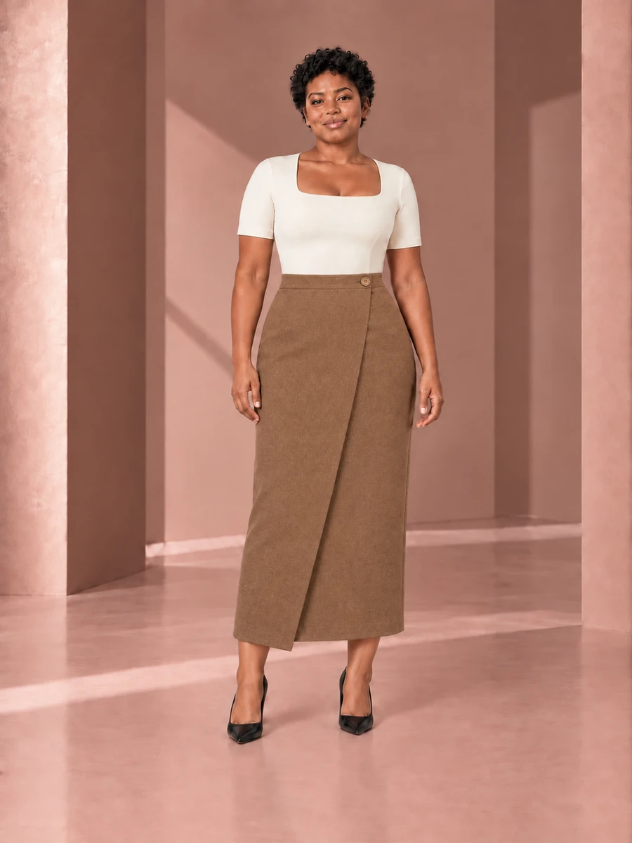Falda Pisa · Camel